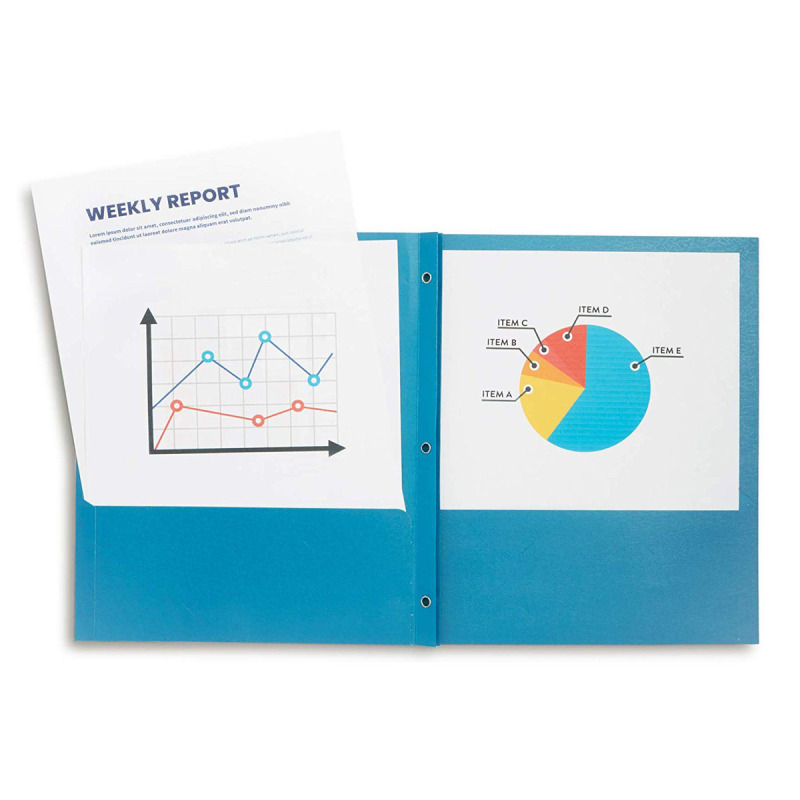  A4 Paper Portfolio Folder with Two Pockets