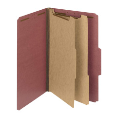 paper Classification File Folders-Two Dividers 