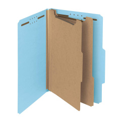 paper Classification File Folders-Two Dividers 