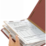 paper Classification File Folders-Two Dividers 