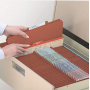 paper Classification File Folders-Two Dividers 