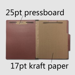 paper Classification File Folders-Two Dividers 