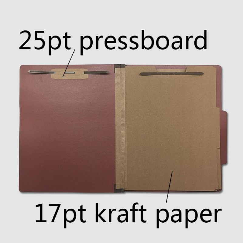 paper Classification File Folders-Two Dividers 