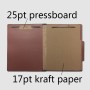 paper Classification File Folders-Two Dividers 