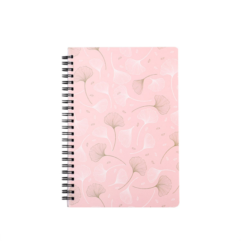 Creative flower spiral notebook