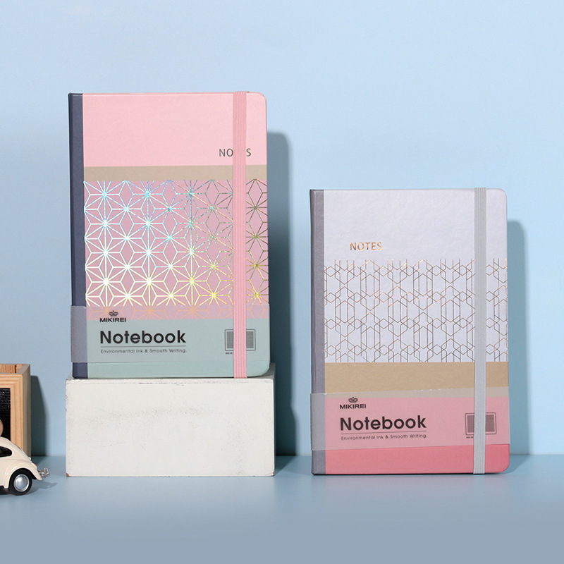 A5 A6 A7 Creative stripe Hard Cover notebook