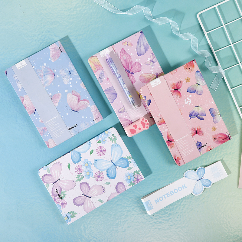  A5 A6 A7 butterfly Hard Cover notebook