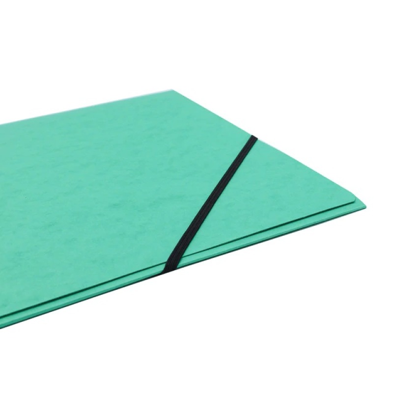  3 flap paper file folders with elastic bands