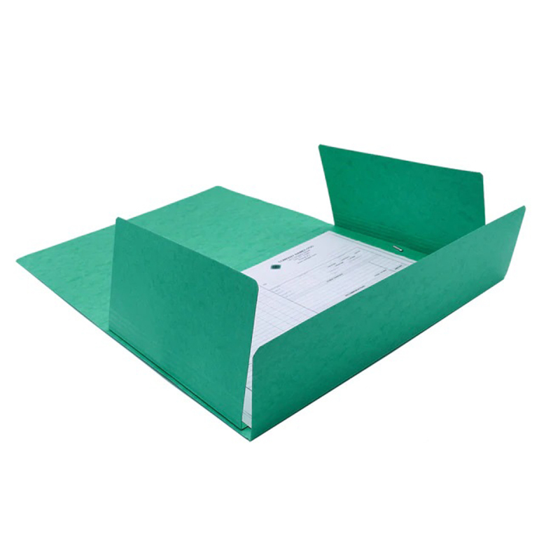  3 flap paper file folders with elastic bands