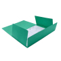  3 flap paper file folders with elastic bands