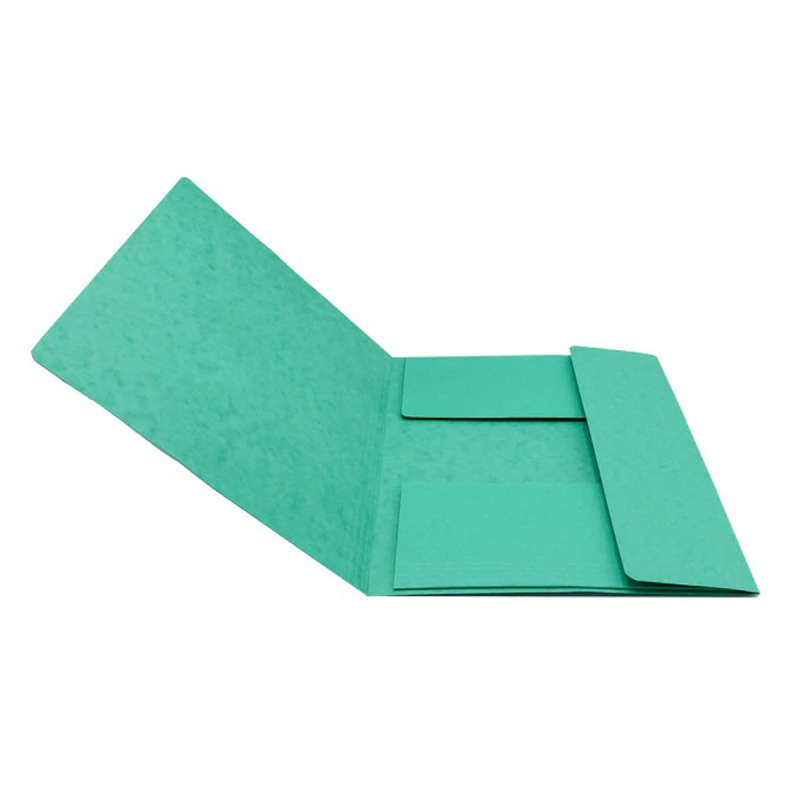  3 flap paper file folders with elastic bands