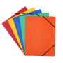  3 flap paper file folders with elastic bands