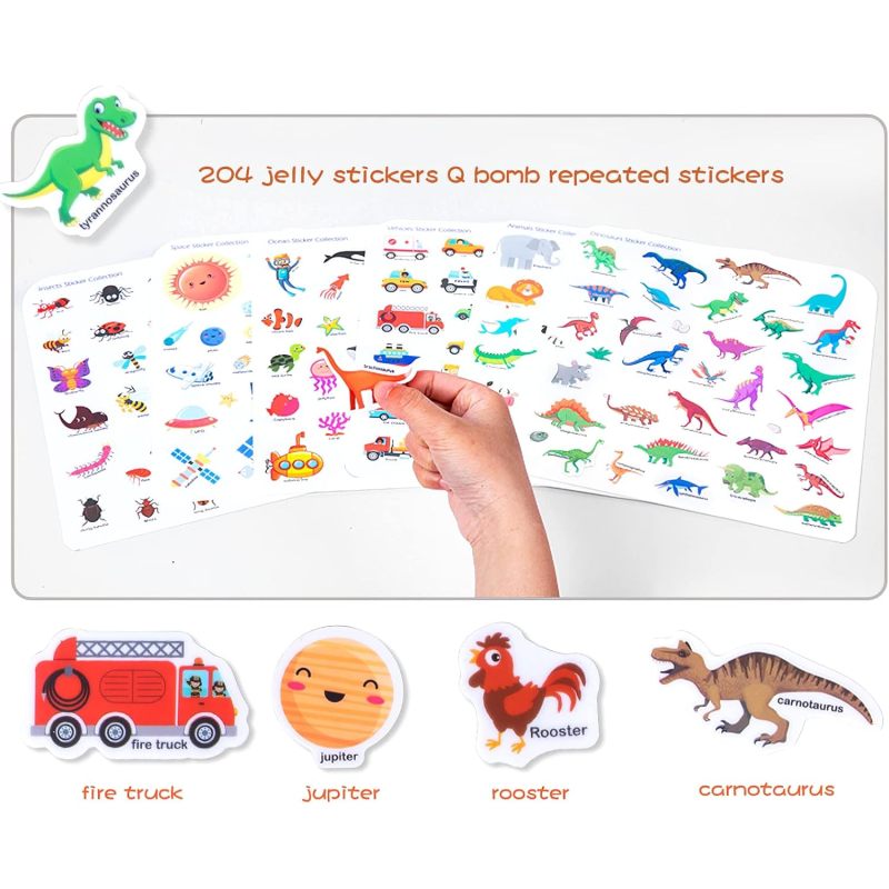 Jelly sticker books thick sticker