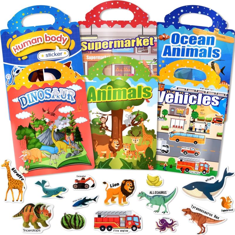 Jelly sticker books thick sticker