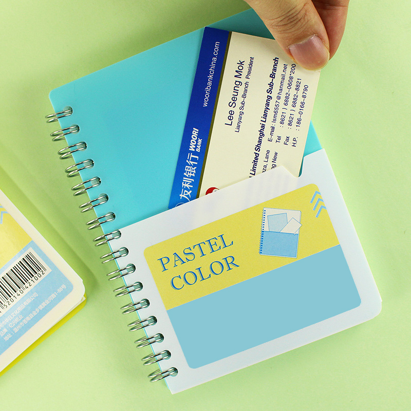 Sprial notebook with pen pocket