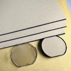 double layer sponge, European surface multiple thickness ink pad sheet/self inking stamp sponge  foam fabric replace rubber custom