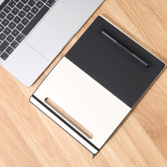 PU notebook with holder