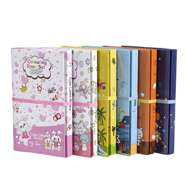 kids coloring book set