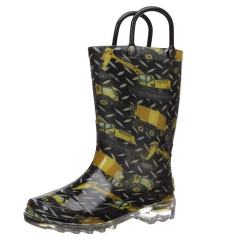 2023 Summer Kid Children Middle PVC Rain Boots Safety With Handle