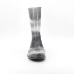 Ladies waterproof  rain boots women mid tube PVC boots