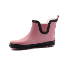 Fashion Women Rubber boots  Wholesale waterproof  ladies angle wellies lightweight footwear