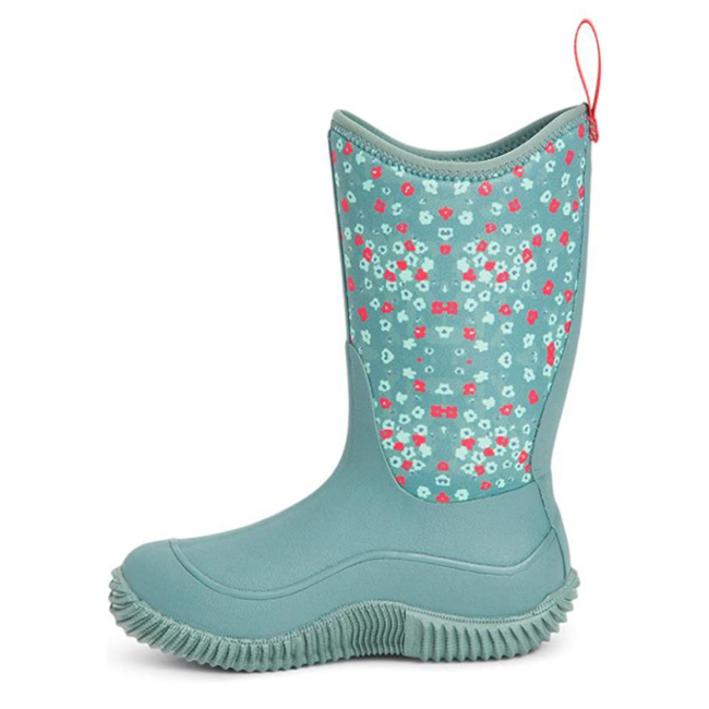 Comfortable  flexibility rain boots for kids  4mm neoprene  printed waterproof rubber boots