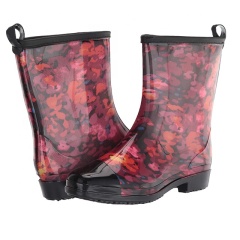 2023 Fashionable New Trend Ladies Durable PVC Rain Boots For Women With Short Heel