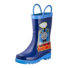 2023 Waterproof Rubber Lovely Printed Rainboots with Handles Rain Boots for Kids