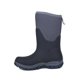 New Women Wellington gumboots durable and warm neoprene fishing rain boots work Waterproof Footwear