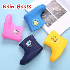 2023 Wholesale Cartoon Kids Rain Boots Rubber Waterproof Non-slip Custom Rain Boots for Children