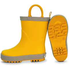 Wholesale fashion outdoor shoes custom kids toddler rain boots for children