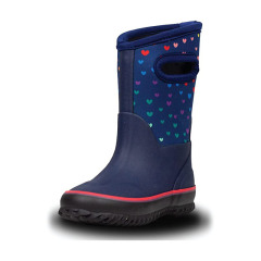 Wholesale High Quality Kids Neoprene Rubber Waterproof Rain boots rubber wellies footwear