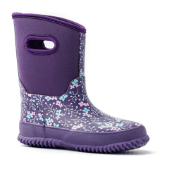 Waterproof Neoprene rain boots with custom print for Children outdoor footwear shoes