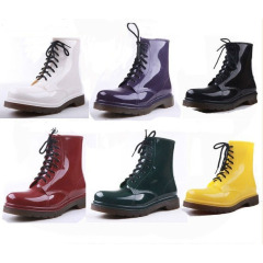 Wholesale cheap design your own transparent rain boots for women
