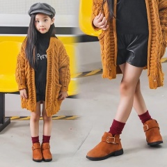 2022 Fashion Winter Girls Rain Boots Classic Buckle Ankle Rain Boots for Kids