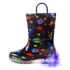 Manufacturer Fashion Classic Children's Shoes PVC Kids Baby Cartoon Rain Boots for Kids