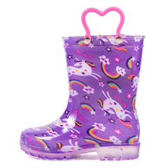 Manufacturer Fashion Classic Children's Shoes PVC Kids Baby Cartoon Rain Boots for Kids
