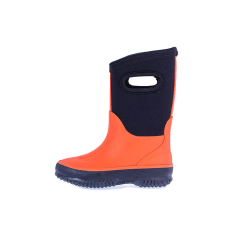Fashion waterproof comfortable wellies kids 5.5mm neoprene muck outdoor Breathable rain boots