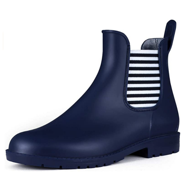 Wholesale fashion Rubber Rain Boots Waterproof Lightweight Rain Boots For Women footwear