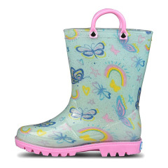 2022 New Children PVC Shoes Kids Waterproof Custom Rain Boots