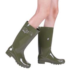 Women's Rain Boots Rubber Printed Waterproof With Non Slip Sole Garden Fashion Rain Shoes Boot