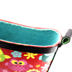 Fashion Custom Printing kids Shoes Rubber Waterproof Rain Boots for Children