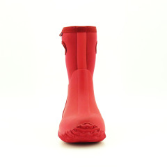 Solid Color Neoprene Rubber Waterproof Boots for Kids Winter Warm Outdoor rubber Rain Boots