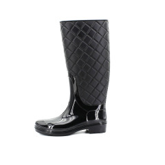 Ladies waterproof rain boots women knee high PVC rain boots