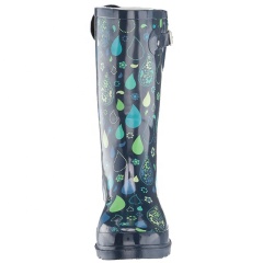 2023 New Style Trend Women's Dripdrop Rain Boots Waterproof Rain Shoe Rubber Boots Welly