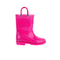 Girls Glitter Waterproof Dustproof half with handle PVC kids rain shoes boots