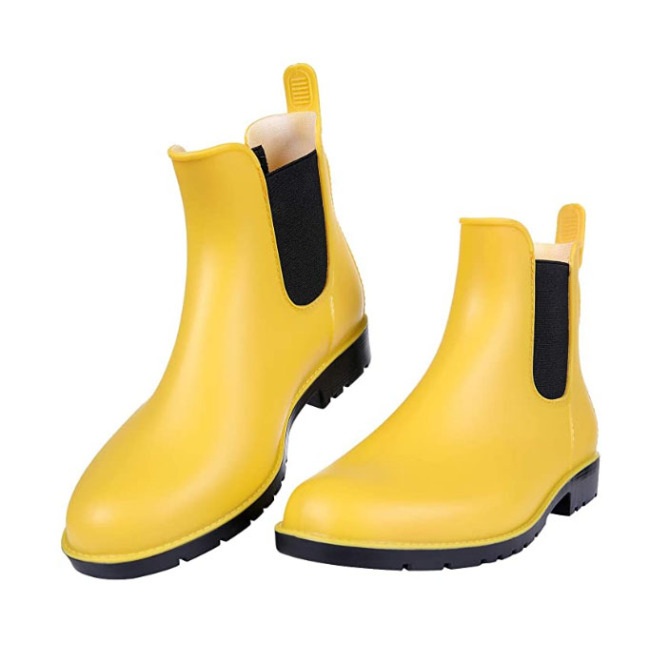 hot sale waterproof garden boots chelsea work boots ankle boots women shoes