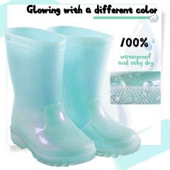 Wholesale Latest Colorful Design Anti-slip Pvc Outdoor Waterproof Shoes Gumboots Rain Boots For Kids