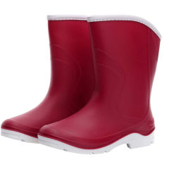 2022 New Style Pu Injection Upper Pvc Rain Boots Women Rubber Rain Boots