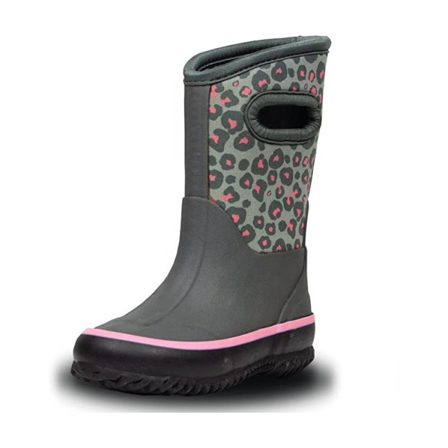 Hot Sale High Quality Neoprene Waterproof Rain Boots For Kids Outdoor Children Rubber Rain Boots